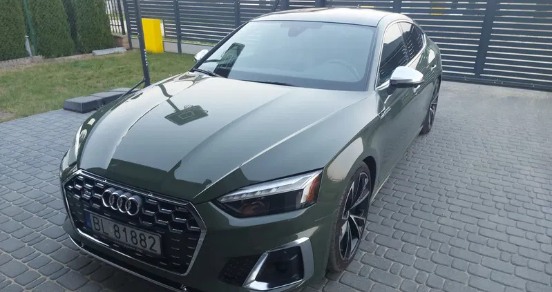 audi Audi S5 cena 209000 przebieg: 29350, rok produkcji 2021 z Łomża